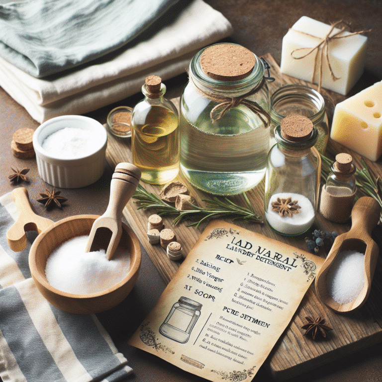 DIY Natural Laundry Detergent Recipes for Every Home