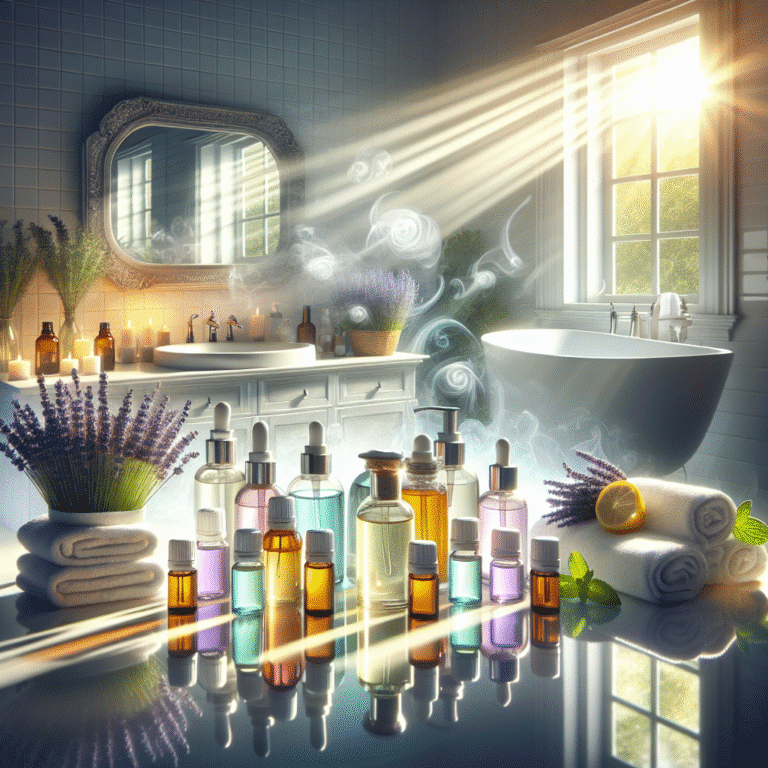 Essential oils for bathroom cleaning: fresh scents and powerful results