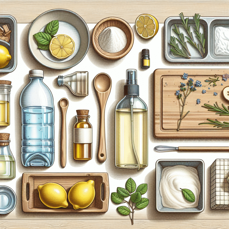 DIY natural kitchen cleaner recipes for every surface