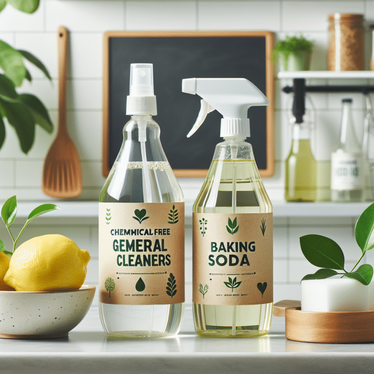 Chemical-free general cleaners for home: Safe and effective