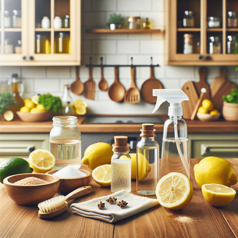 DIY natural kitchen cleaner recipes for a sparkling home