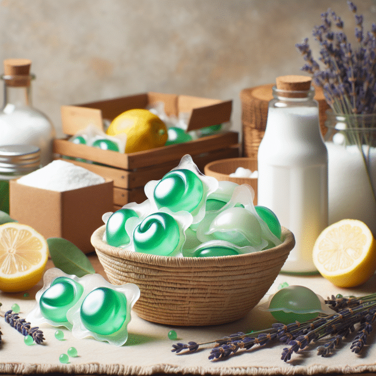 Homemade Laundry Pods with Natural Ingredients for Easy Washing