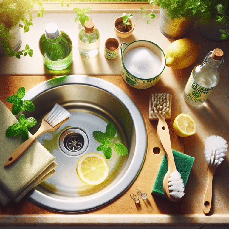 Eco-friendly sink cleaning solutions for a sparkling result