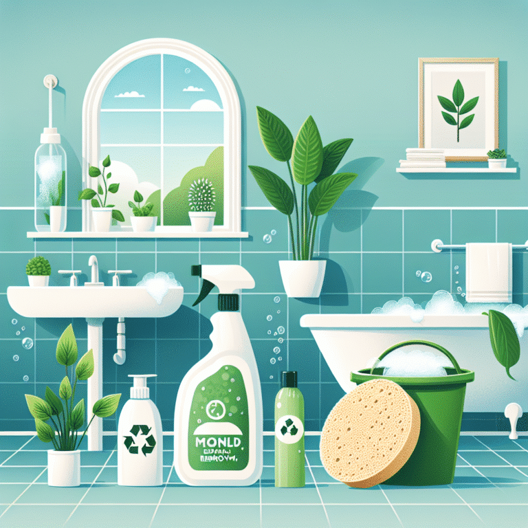 Eco-friendly ways to remove bathroom mold effectively