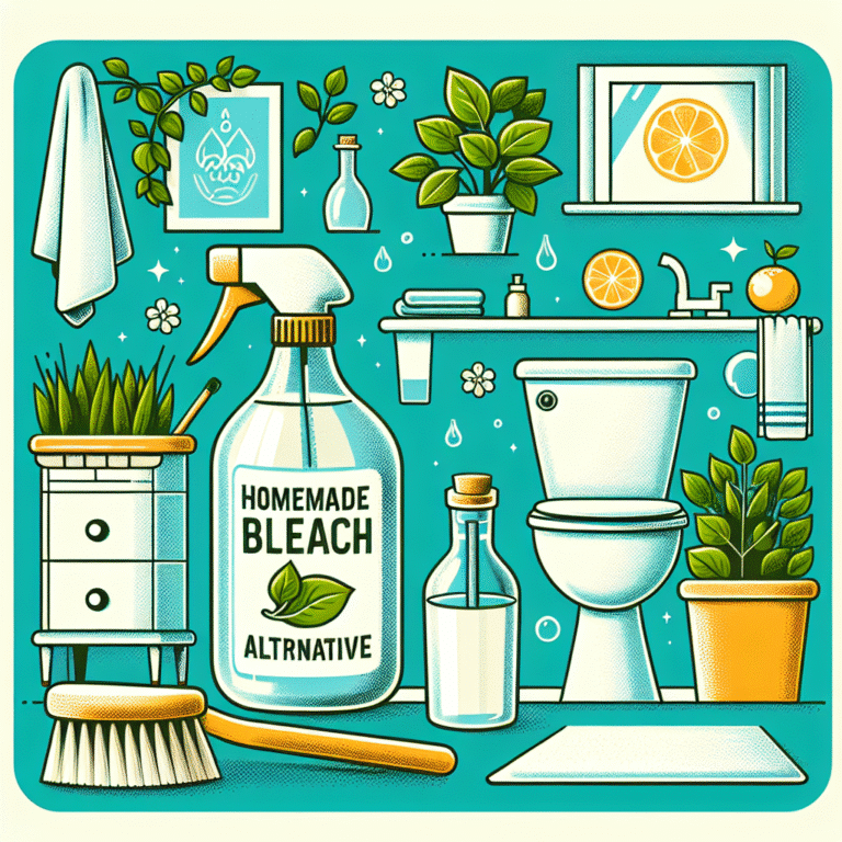 Homemade bleach alternative for bathrooms that won't harm your home