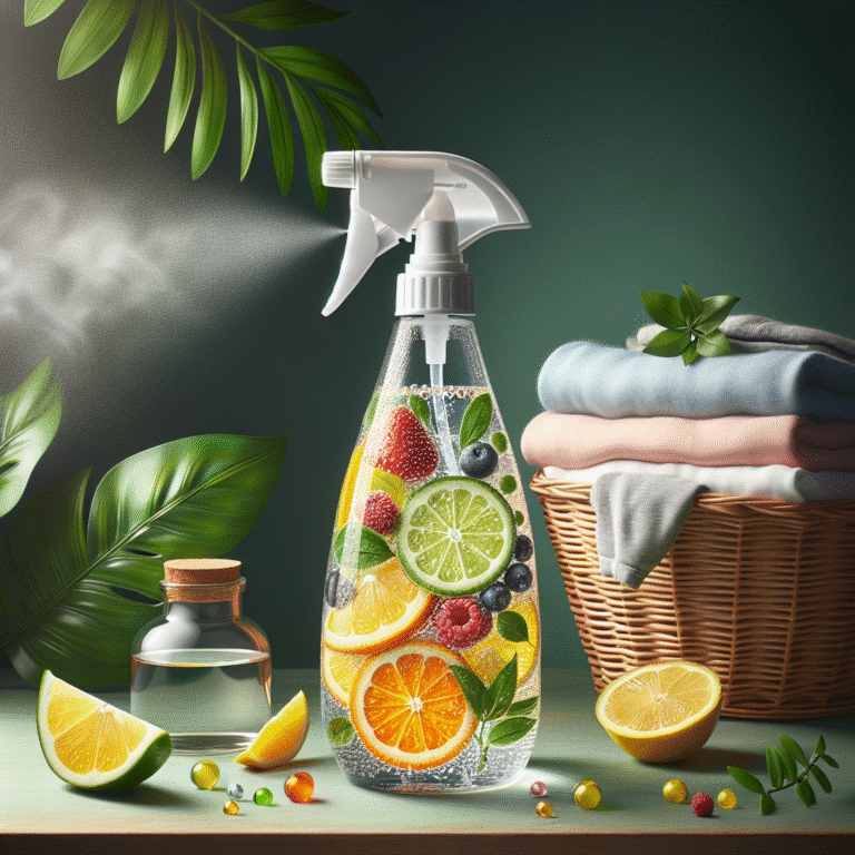 DIY Laundry Freshener Spray for a Lingering Scent