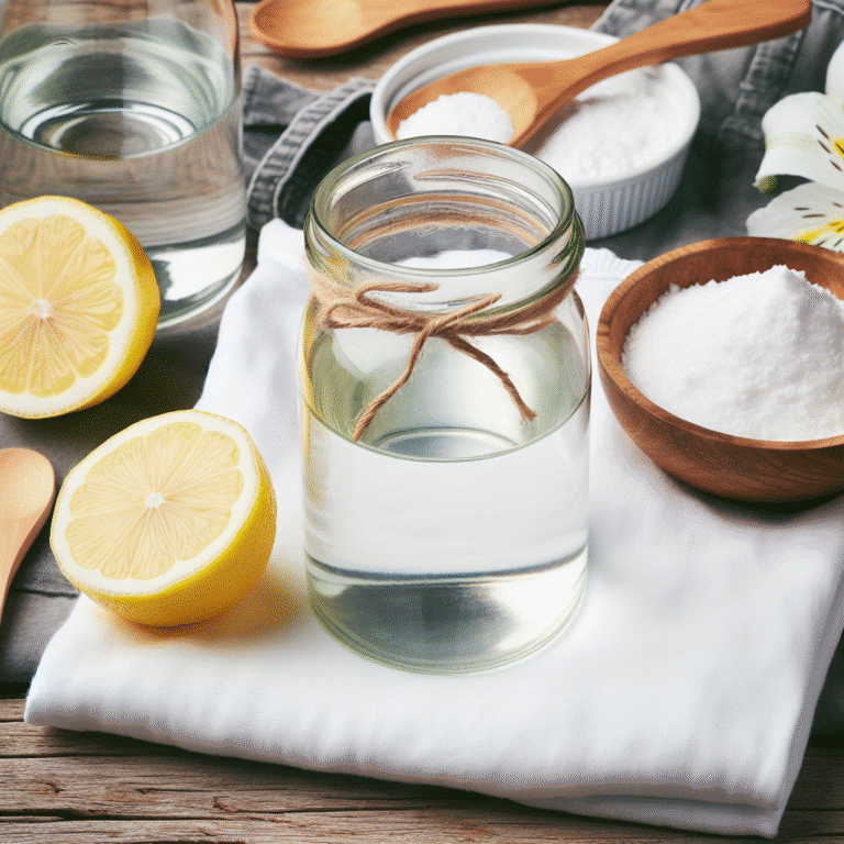 DIY Natural Bleach Alternative for Whiter Whites