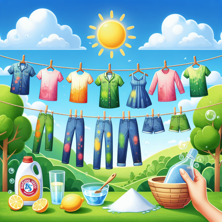Eco-Friendly Stain Removal for Clothes: Simple Solutions