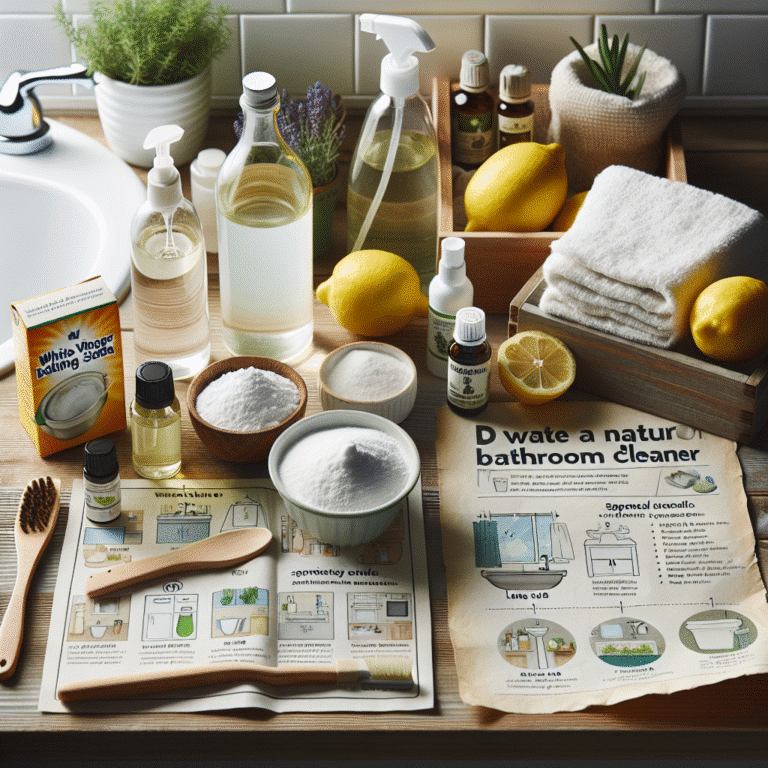DIY natural bathroom cleaner recipes you can make at home