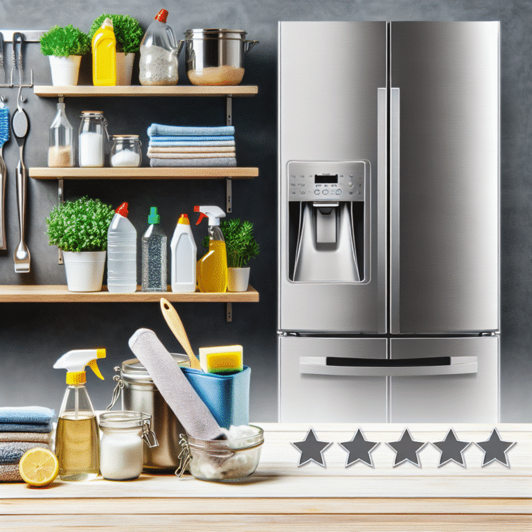 Homemade stainless steel appliance cleaner for a shiny finish