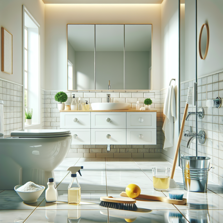 chemical-free bathroom cleaning tips