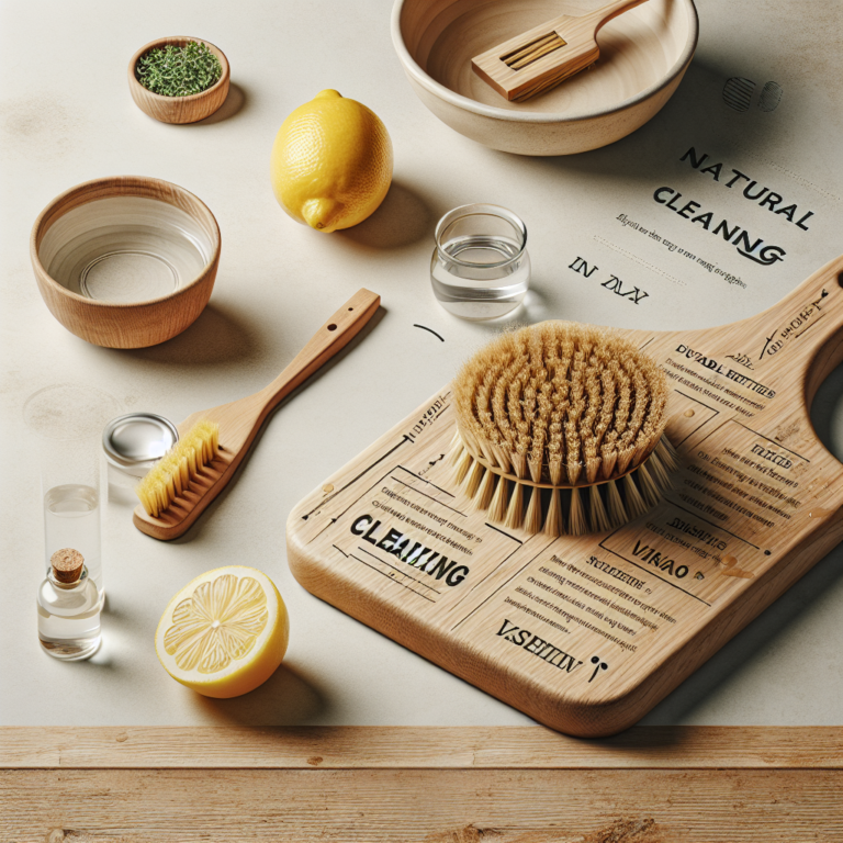 Natural cleaning tips for cutting boards to keep food safe
