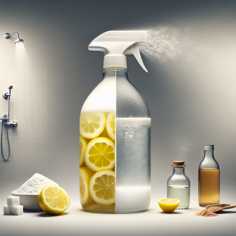 homemade natural shower cleaner