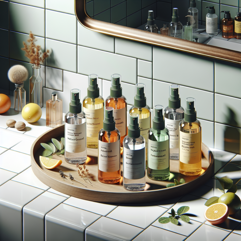 natural disinfectant sprays for bathroom surfaces