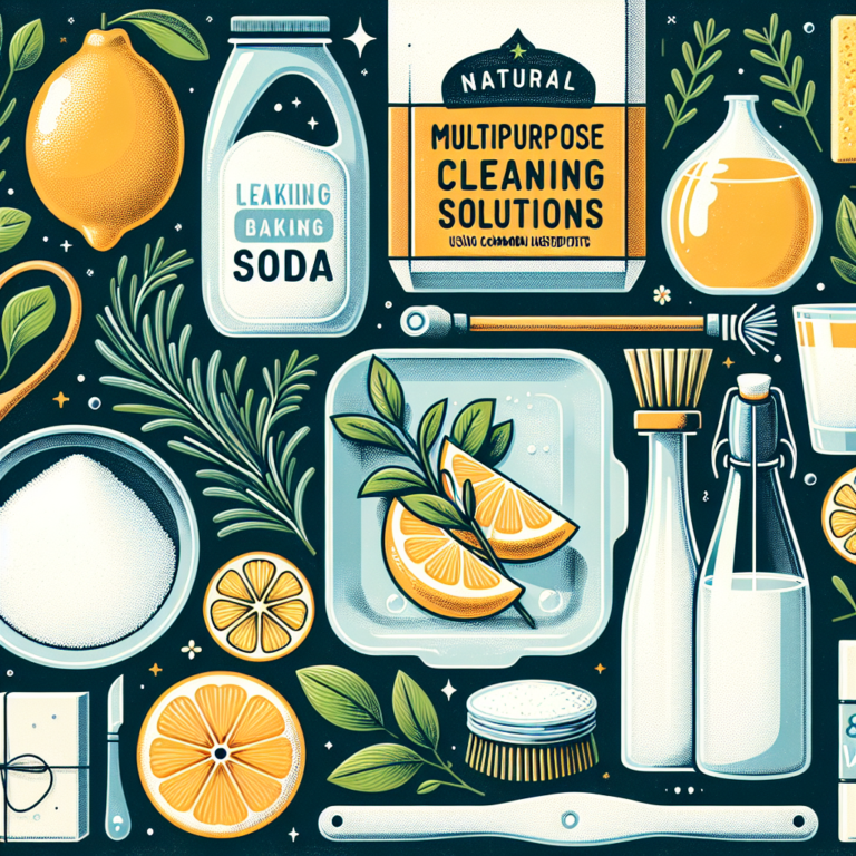 Natural Multipurpose Cleaning Solutions Using Common Ingredients