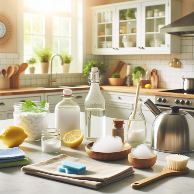 Chemical-free cleaning ideas for countertops for a healthy kitchen