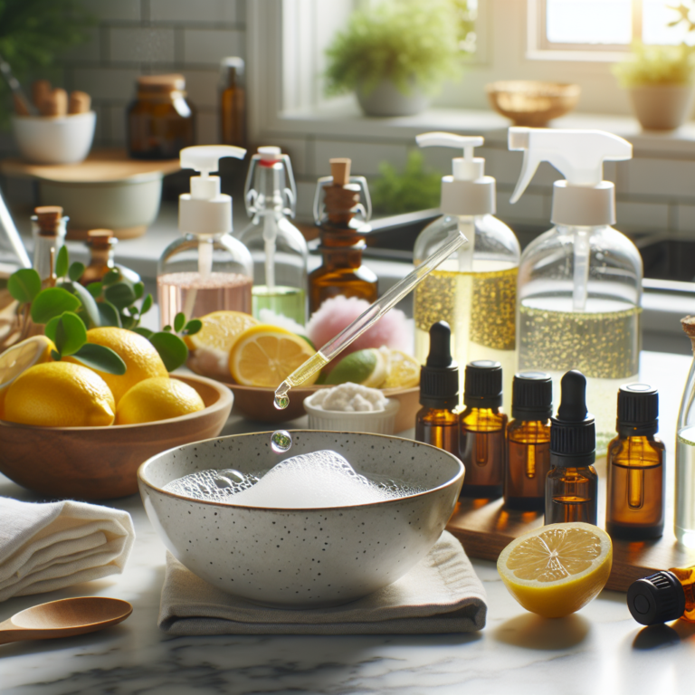 Effective DIY kitchen cleaners using essential oils
