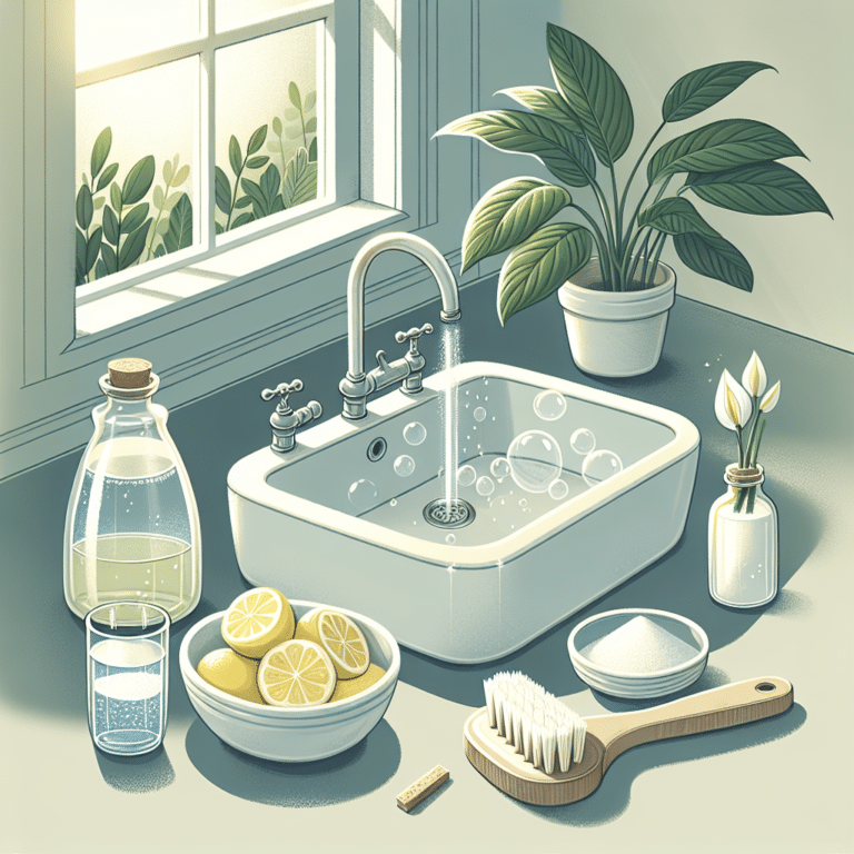 Eco-friendly sink cleaning solutions for a greener kitchen