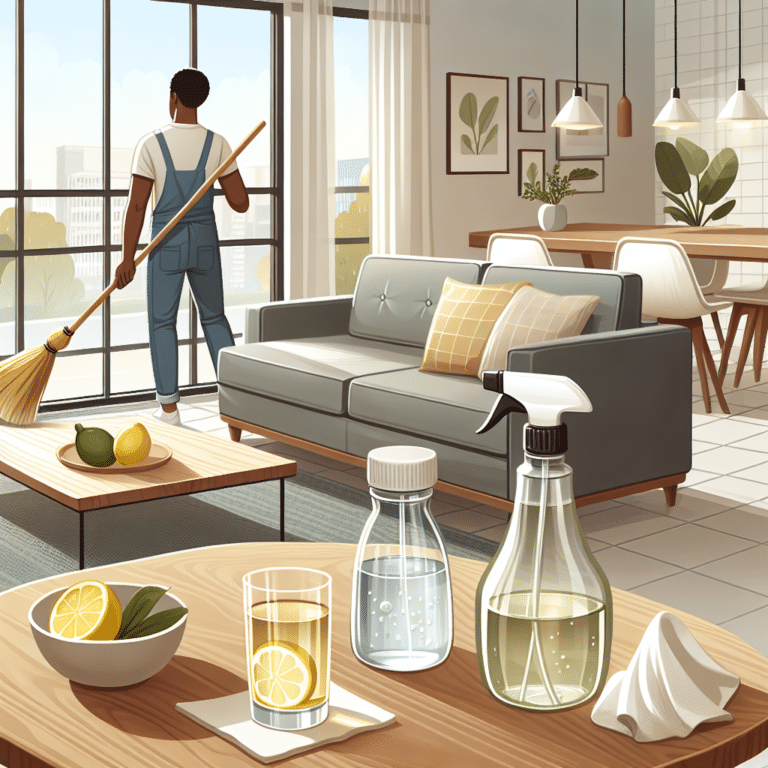 Natural methods for daily cleaning routine that save time