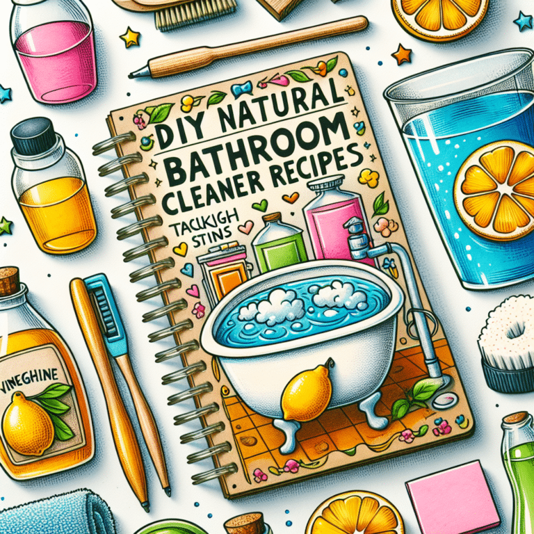 DIY natural bathroom cleaner recipes to tackle tough stains