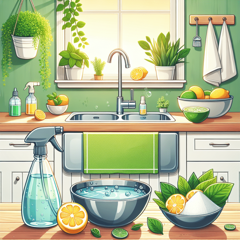Eco-friendly sink cleaning solutions for a greener kitchen