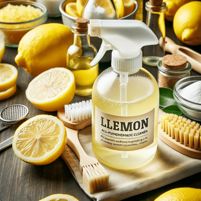 DIY lemon all-purpose cleaner for a fresh scent