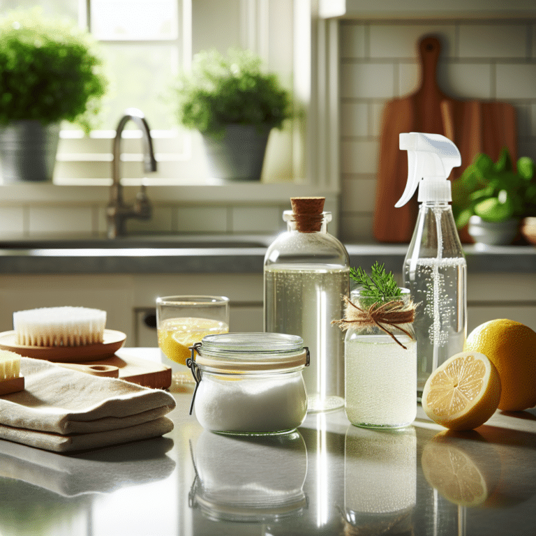 Homemade natural solutions for sparkling clean countertops