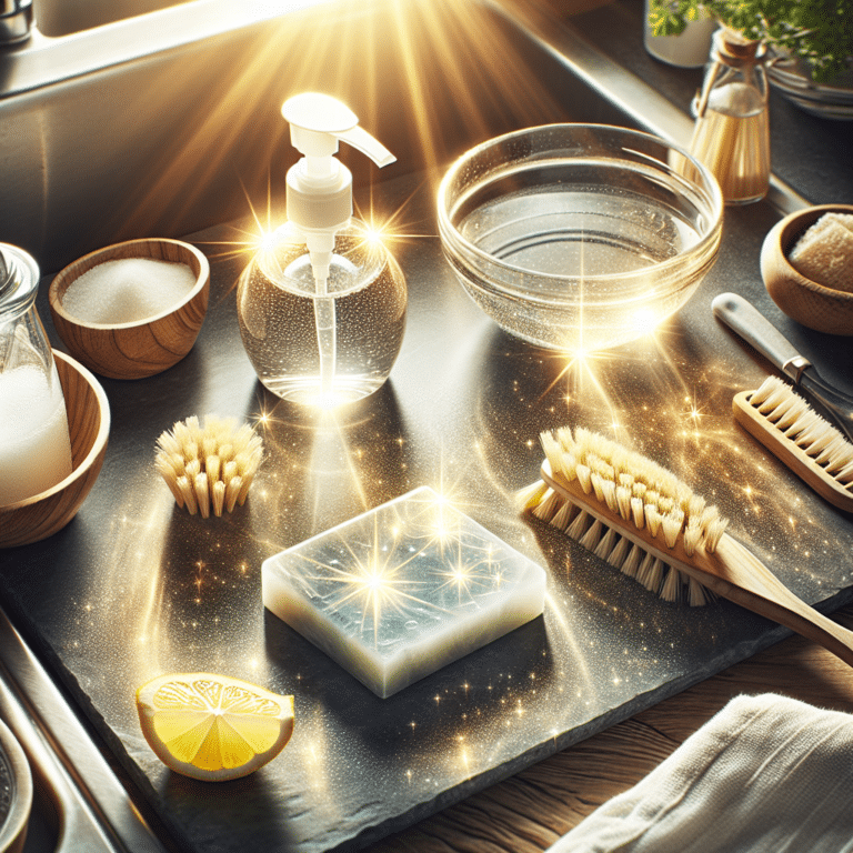 Chemical-free cleaning ideas for countertops that shine