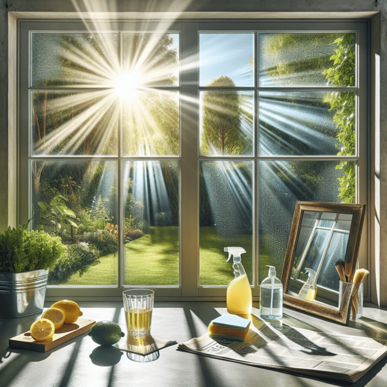 Natural ways to clean windows and mirrors without streaks