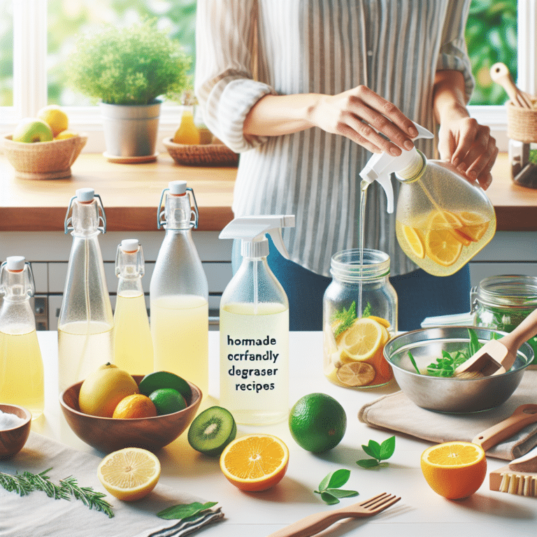 Eco-friendly degreaser recipes at home you can whip up