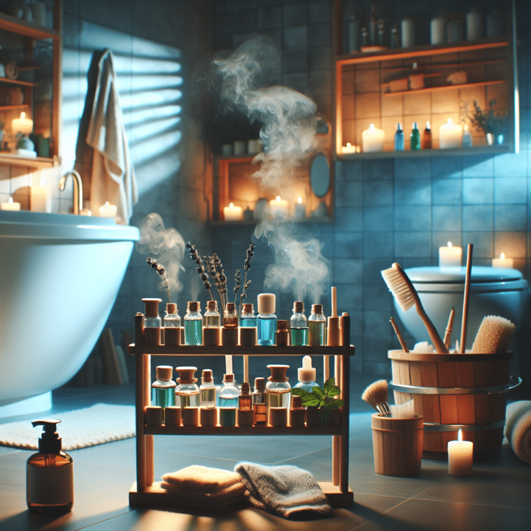 Essential oils for a fragrant bathroom cleaning experience