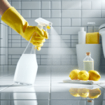 How to clean bathroom tiles with vinegar naturally