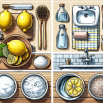Natural scrubs for sinks and tubs with everyday pantry items