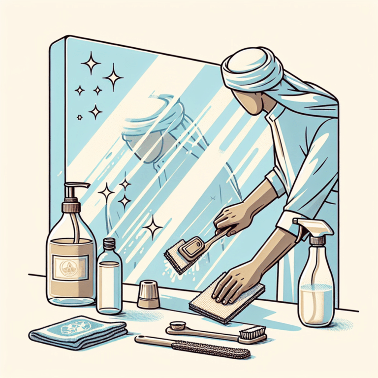 Eco-friendly ways to clean bathroom mirrors without streaks