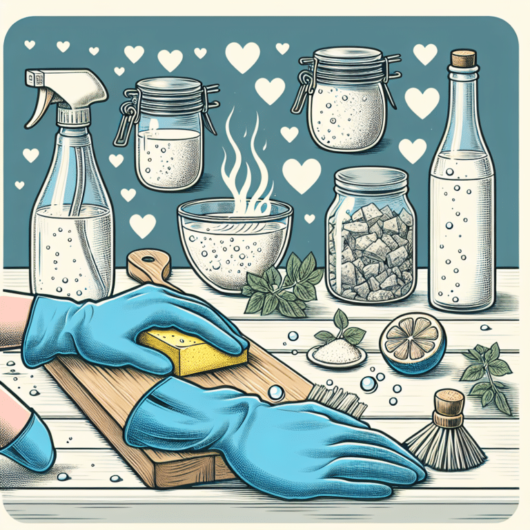 How to clean kitchen counters with natural ingredients and love