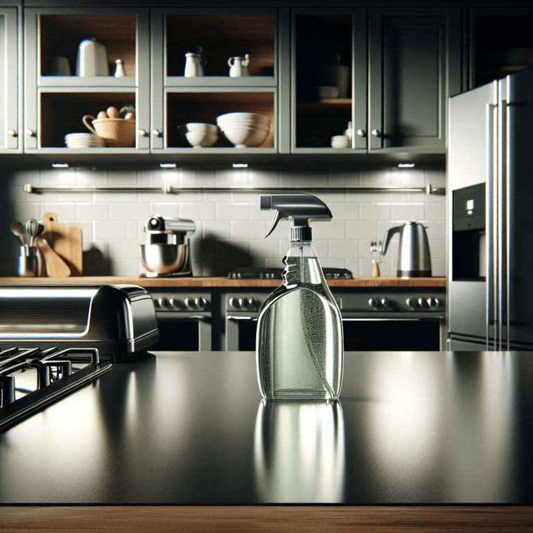 Homemade glass cleaner for kitchen appliances that streak-free