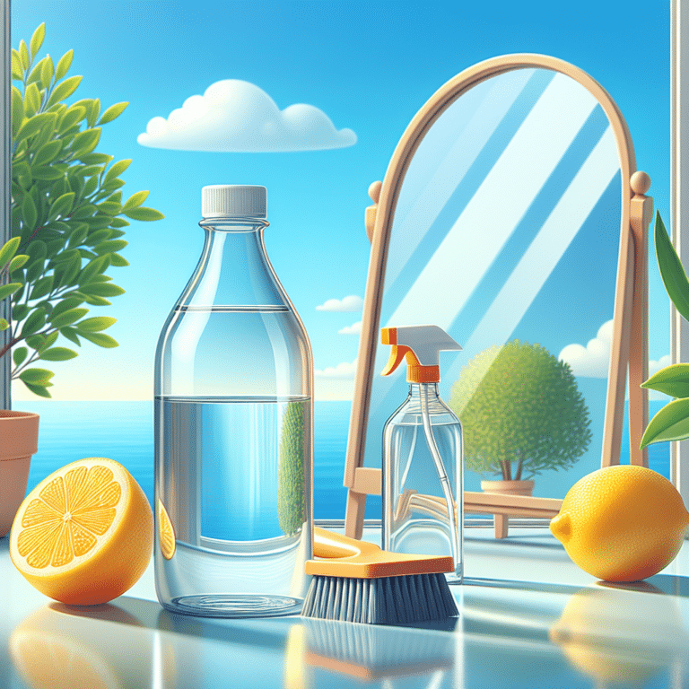 Natural ways to clean windows and mirrors without streaks