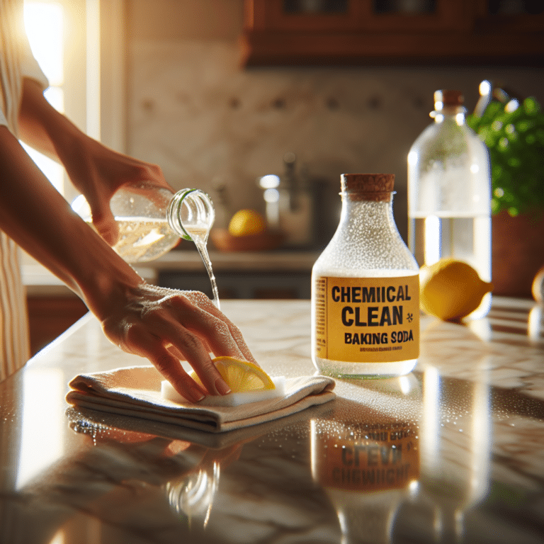 Chemical-free cleaning ideas for countertops that shine