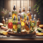 Homemade all-natural bathroom sprays for a fresh scent
