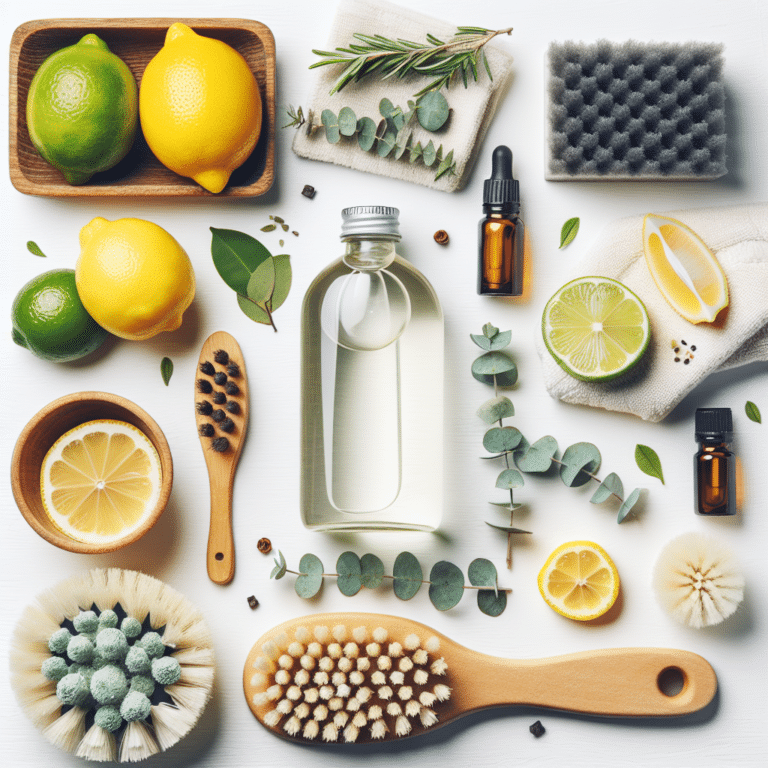 DIY bathroom floor cleaner with simple natural ingredients