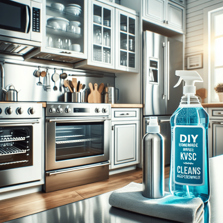 Homemade stainless steel appliance cleaner that's effective and safe