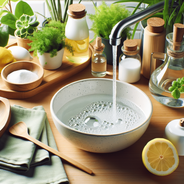 Eco-friendly sink cleaning solutions for a greener kitchen