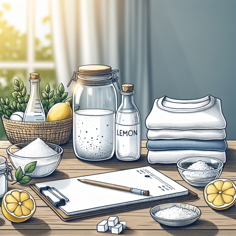 Creating a DIY Natural Bleach Alternative for Whiter Whites
